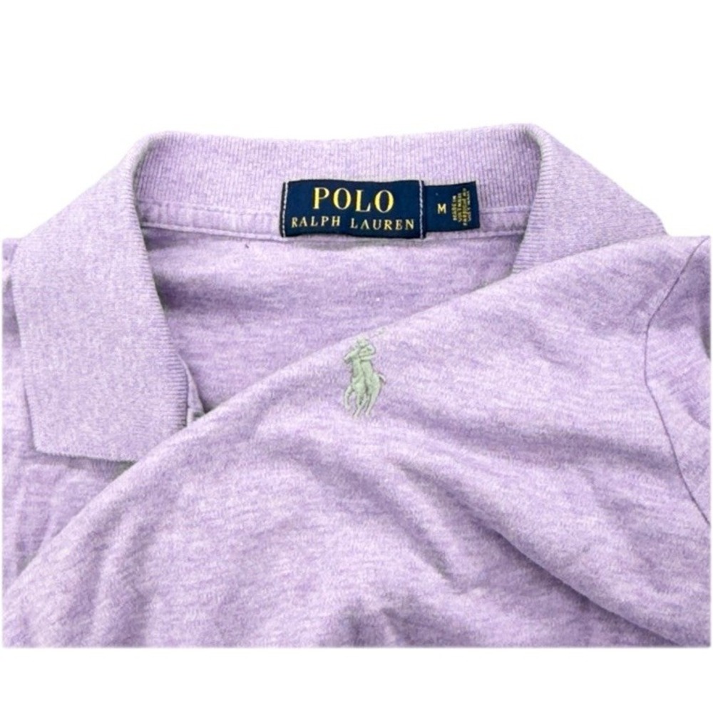 Polo Ralph Lauren‎ Shirt Men Medium Purple Short SleeveSoft Touch